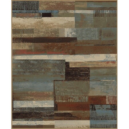 Sleep Ez Hearthside Scenic Vision Area Rug - Multi Color - 2 ft. 3 in. x 7 ft. 7 in. SL3072621